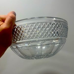 Antique crystal bowl